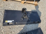 HEAVY DUTY GOOSENECK AND UNIVERSAL SKID STEER RECIEVER HITCH WITH CHAIN HOO