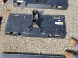 HEAVY DUTY GOOSENECK & UNIVERSAL SKID STEER RECEIVER HITCH WITH CHAIN HOOK