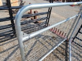 NEW 6' TARTER SCRATCH/DENT 6 BAR AMERICAN TUBE GATE, BLACK, 6EBL