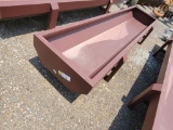 NEW 10' RED METAL FEED BUNK