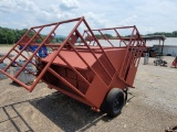 NEW 2 TON RED CREEP FEEDER, PORTABLE