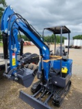 2025 AGT DM20 MINI EXCAVATOR KUBOTA 15HP, 10.2KW DIESEL ENGINE WITH EPA, BU