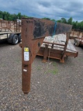 20FT & 4 GOOSENECK FLATBED TRAILER WITH RAMPS, MOBILE HOME AXLES, HOMEMADE