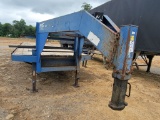 2008 NORSTAR 40' X 8.5' FLATBED GOOSENECK TRAILER, TANDEM DUAL 6K LB AXLES,