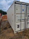 BEIGE 2025 20' X 8' SHIPPING CONTAINER SN:TGSU2402627