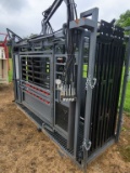 NEW RANCHER HYDRAULIC CATTLE WORKING CHUTE- HYDRAULIC HEAD RESTRAINT, HEAD