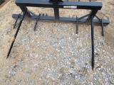 3PH DOUBLE BALE SPEAR W/ GOOSENECK BALL