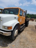 1991 INTERNATIONAL 4700 4 DOOR DUMP TRUCK, HAS TITLE, DT 360, ALLISON AUTOM