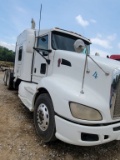 2010 KENWORTH T-660 SEMI SLEEPER TRUCK, TWIN 120 GAL TANKS, SELLER SAID ROA