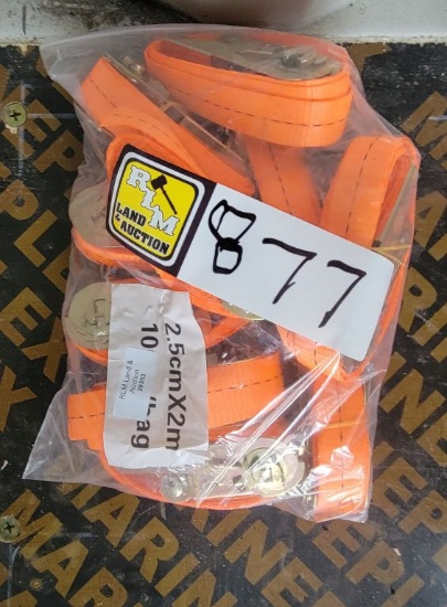2025 SDLANCH RATCHET STRAP SDLBB, SIZE:2.5CMX2M, (QTY 10), , SELLS ABSOLUTE