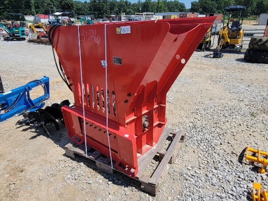 Block And Concrete Crusher Skid Steer Attachment, Model: Bc72, Working Widt