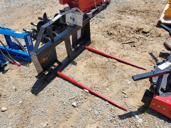 2026 Landhonor Model:Bs-12-2500g Skid Steer Bale Spear, 30.8" H X 48.8" W,