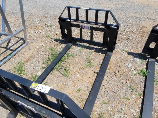 2026 Jct Skid Steer Pallet Fork Frame With 60in Long Tines *Sells Absolute