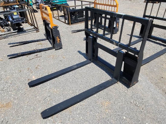 2026 Mower King Sa-100, Model: Skid Steer Forks, Fit Forklift *Sells Absolu