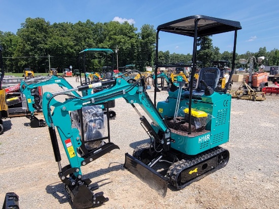 2026 Cfg Model:H16r Mini Excavator, 2026 Us Epa Label, 3 Ft 2 In Stick, Aux