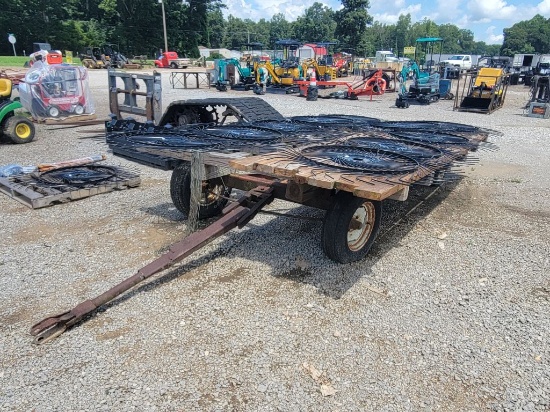 10' X 8' HAY WAGON, (RAKE WHEELS SELL SEPARATELY) *SELLS ABSOLUTE