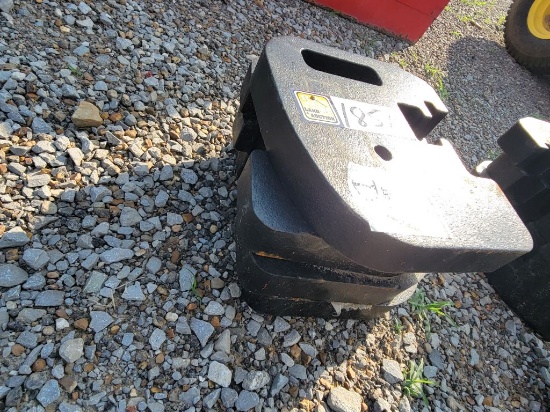 (4) New Tractor Weights 40lbs Each, Sells Absolute