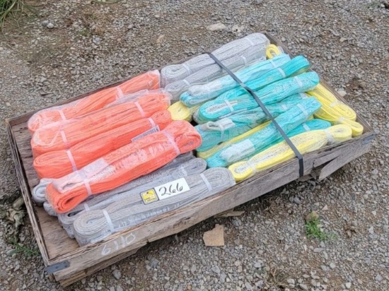 2026 LANDHONOR LHR-WS22, WEBBING SLING TOTAL QTY OF 22, (2) 2T*2M, (2) 2T*4