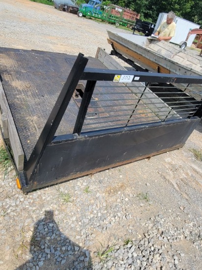 FLATBED TRUCK BED - 10' L X 7' W - 2 5/16 BALL, SELLS ABSOLUTE