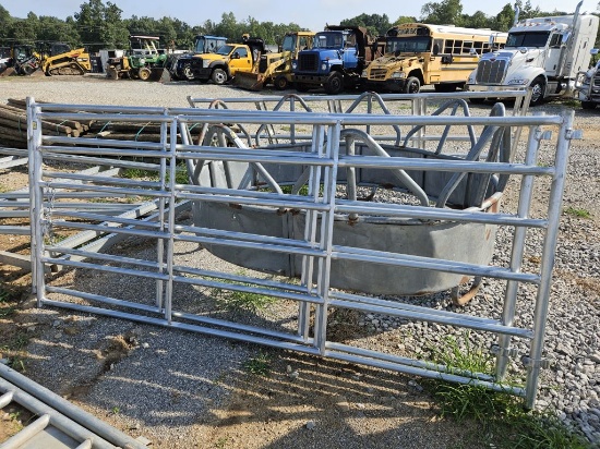 NEW GALV 10' 6 BAR GATE W/ HARDWARE *SELLS ABSOLUTE