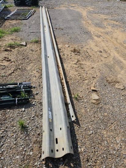 25.5' GUARDRAIL PIECES (3), SELLS ABSOLUTE