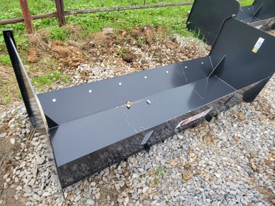 2026 JCT 96IN SKID STEER PUSHER BOX *SELLS ABSOLUTE