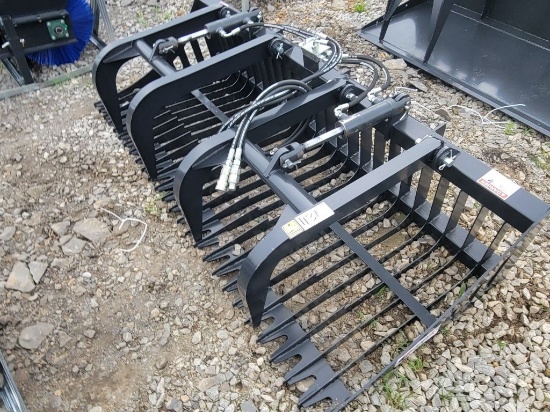 2026 JCT 84IN SKID STEER ROCK GRAPPLE BUCKET *SELLS ABSOLUTE