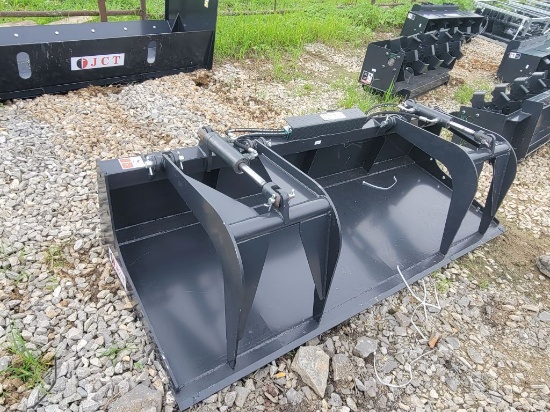 2026 JCT 84IN SKID STEER GRAPPLE BUCKET *SELLS ABSOLUTE