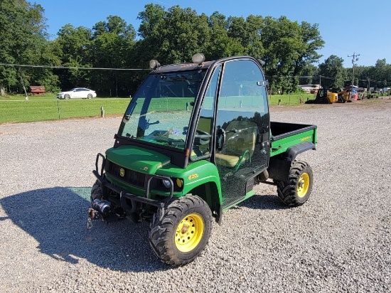 JOHN DEERE GATOR XUV620i ENCLOSED CAB, VIN:MOXUVGX015435, HOURS SHOWING:168