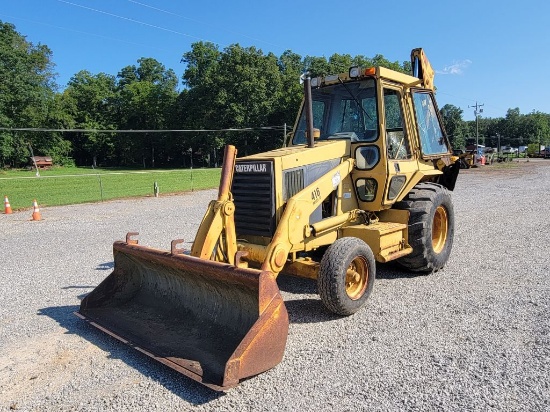 Caterpillar 416-2 Series Backhoe, 7ft Bucket On Front End Loader, Cat 3.6 E