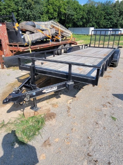 2021 24' BLAZER BUMPER PULL UTILITY TRAILER - 6' 10" WIDE - W/4' FOLDING RA