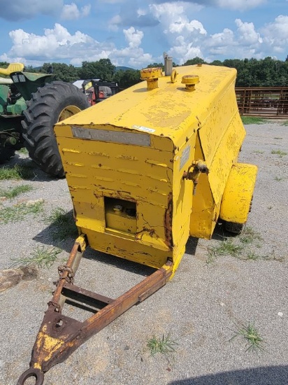 WORTHINGTON AIR COMPRESSOR, DETROIT MOTOR, PULL BEHIND, SELLER SAID NEEDS N