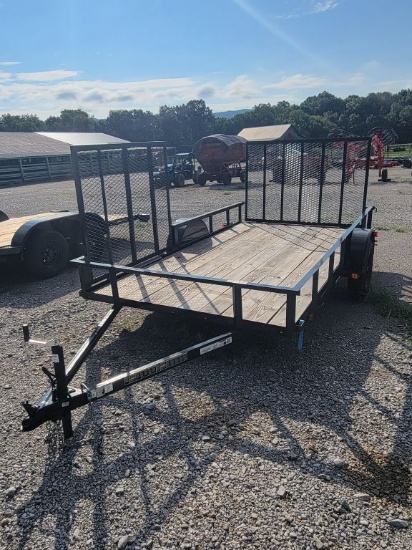 2025 6' X 12' CARRYON BUMPER PULL UTILITY TRAILER, WITH REAR AND SIDE RAMP