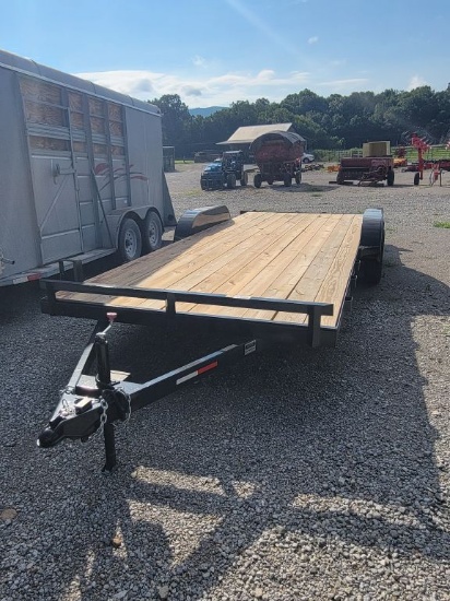 NEW 2026 6'10" X 20' BUMPER PULL CAR HAULER, 3,500 LB TANDEM AXLES, 1 BRAKE