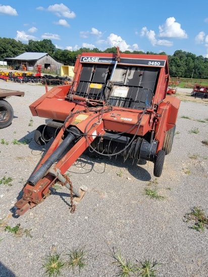 Case International 3450 Round Baler - Has Monitor And Pto Shaft (In Rlm Sto