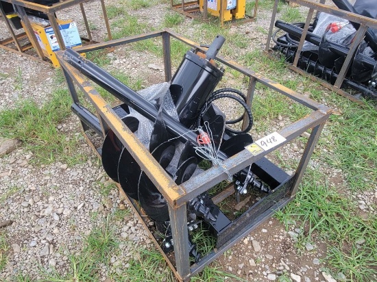 2026 Mower King Ssecag-Y With 3 Bits, Model: Skid Steer Auger, 6in,12in,14i