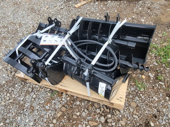 2026 AGT 12EX-ATA, MODEL: MINI EXCAVATOR ATTACHMENT, SET OF (9) ATTACHMENT'