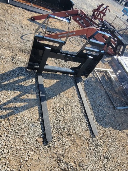 2026 AGT MODEL:SSCPF42-2200-WFF SKID STEER FORKS, TO FIT FORKLIFT, 42IN,220