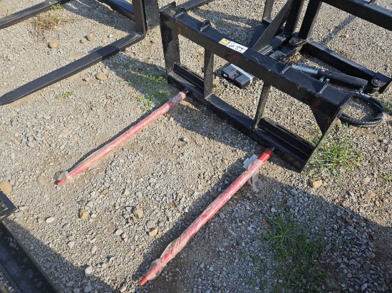 2026 FUTURE MODEL:FT-BF47 SKID STEER BALE FORK, 47", WEIGHT: 173LBS, 10MPA-