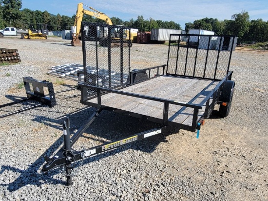 2025 6' X 12' CARRYON BUMPER PULL UTILITY TRAILER, WITH REAR AND SIDE RAMP