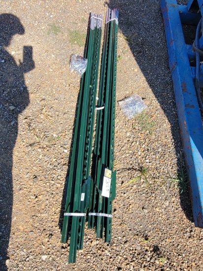 NEW T-POST W/CLIPS 6' X 1.33 LBS/FT (10) *SELLS ABSOLUTE