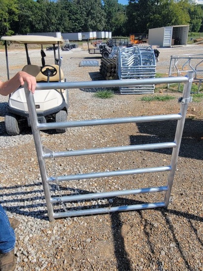 NEW GALV 4' 6 BAR GATE - HEAVY DUTY *SELLS ABSOLUTE