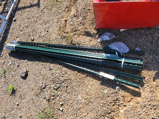 NEW T-POST W/CLIPS 6' X 1.33 LBS/FT (10) *SELLS ABSOLUTE