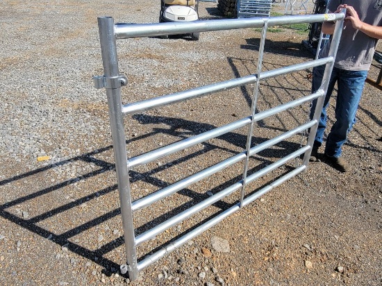 NEW GALV 6' 6 BAR GATE - HEAVY DUTY *SELLS ABSOLUTE