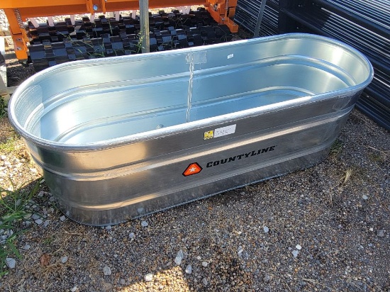 COUNTYLINE 6' L CATTLE WATER TUB 2' W X 2' T *UNSUED SCRTACH/DENT* SELLS AB