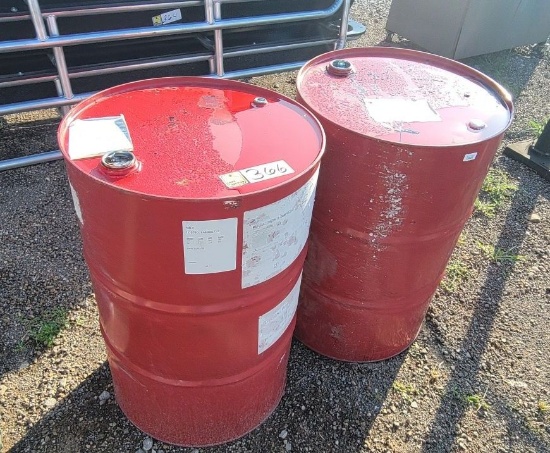 55 GALLON METAL BARRELS (2) *SELLS ABSOLUTE