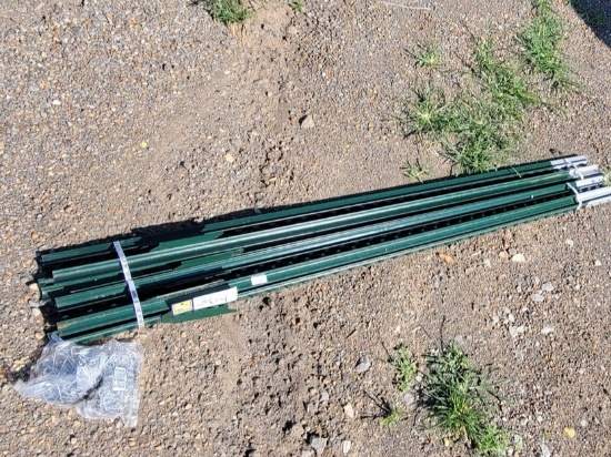 NEW T-POST W/CLIPS 6' X 1.33 LBS/FT (10) *SELLS ABSOLUTE