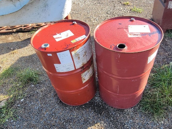 55 GALLON METAL BARRELS (2) *SELLS ABSOLUTE