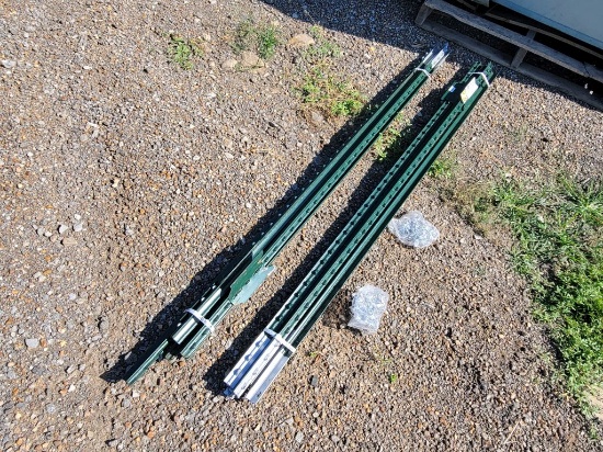 NEW T-POST W/CLIPS 6' X 1.33 LBS/FT (10) *SELLS ABSOLUTE