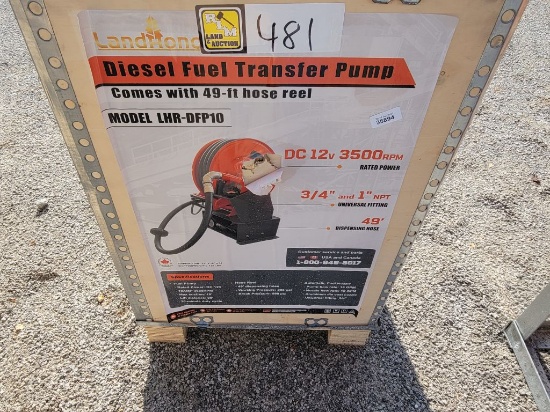 2026 LANDHONOR MODEL:LHR-DFP10 DIESEL FUEL TRANSFER PUMP, -COMES WITH 49-FT